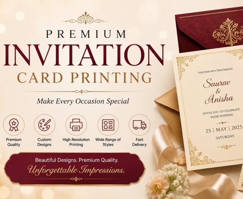 Premium Invitation Card Printing